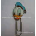 metal donald duck book mark/ book clip